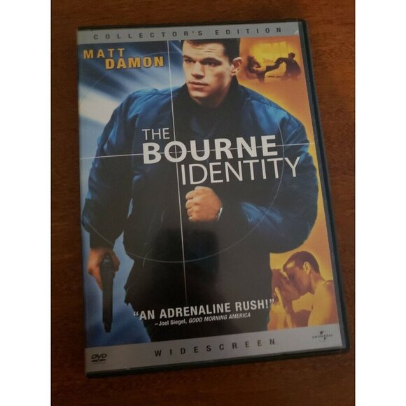 The Bourne Identity (DVD, 2003, Widescreen) - Picture 1 of 3